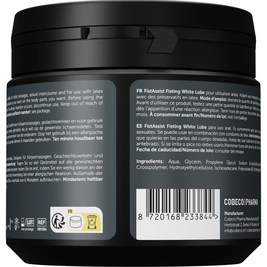 COBECO - FIST ASSIST WHITE LUBE EXTRA-THICK 500 ML 2