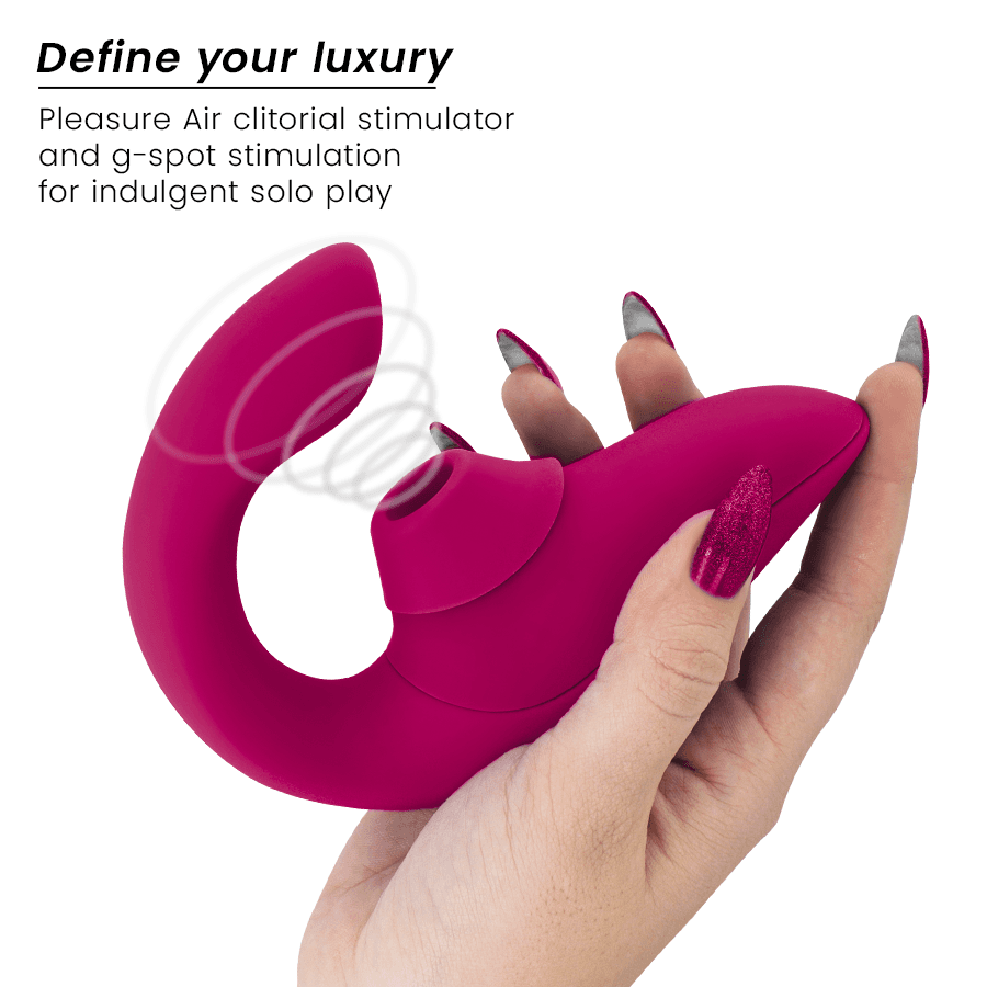 WOMANIZER - BLEND RABBIT VIBRATOR STIMULATOR VIBRANT PINK 4