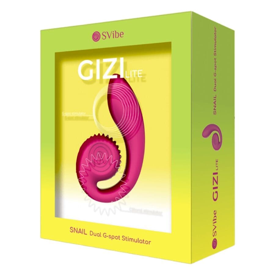 SNAIL VIBE - GIZI LITE DUAL G-SPOT & CLITORAL PINK VIBRATOR 4