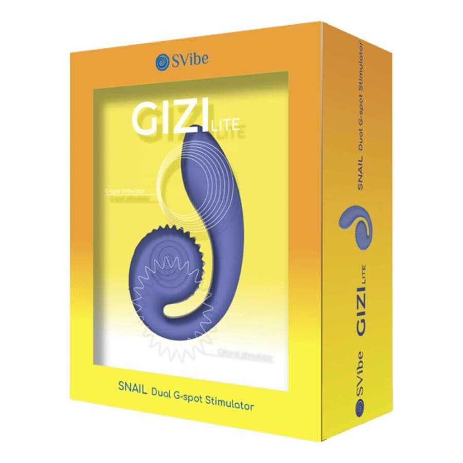 SNAIL VIBE - GIZI LITE DUAL G-SPOT & CLITORAL PURPLE VIBRATOR 4