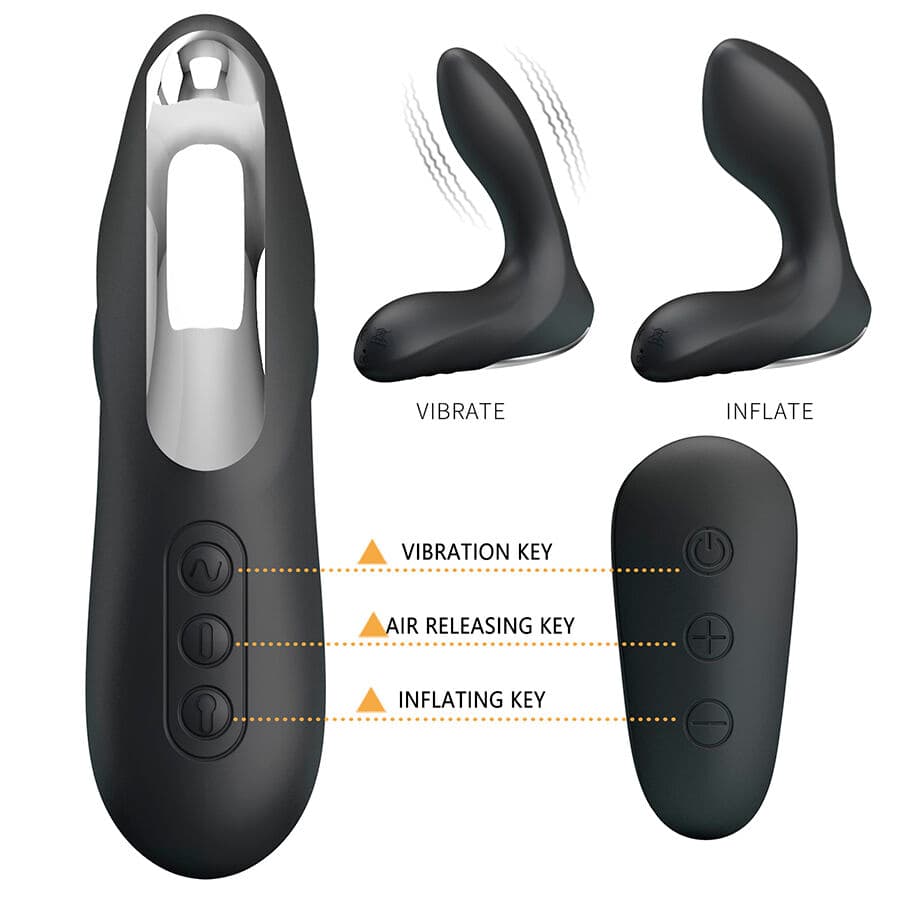 MR PLAY - PROSTATE MASSAGER WITH VIBRATION REMOTE CONTROL 5