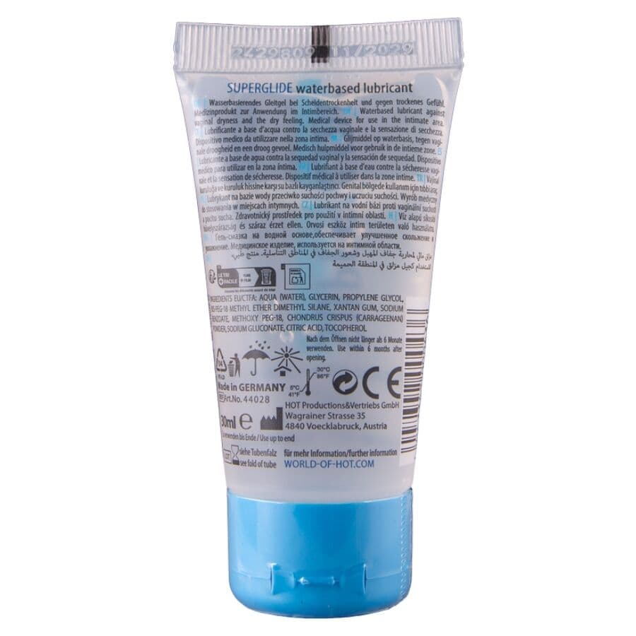 HOT - SUPERGLIDE LIQUID PLEASURE WATERBASED LUBRICANT 30 ML 2