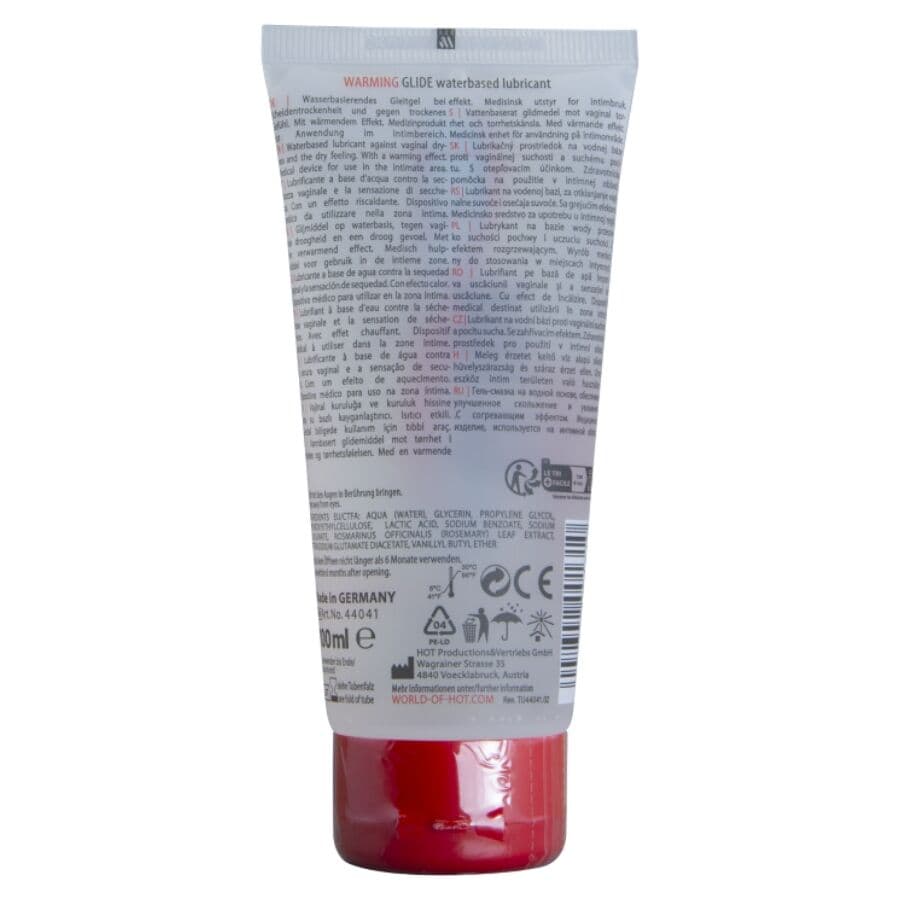 HOT - WARMING GLIDE LIQUID PLEASURE WATERBASED LUBRICANT 100 ML 2