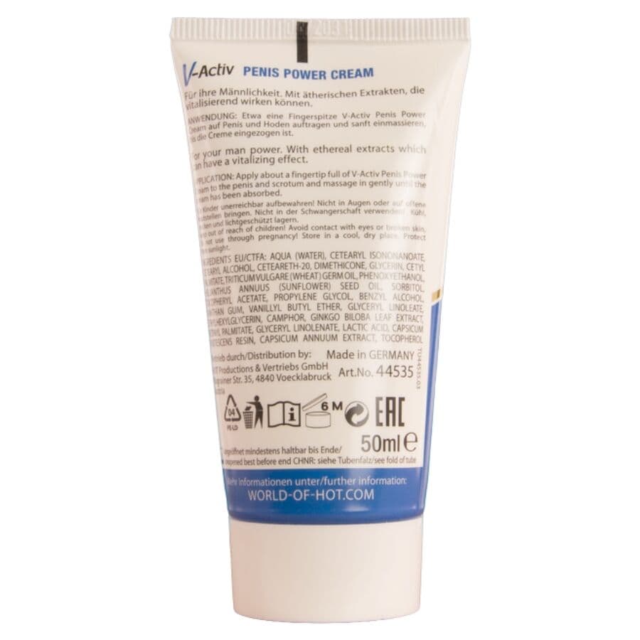 HOT - V-ACTIV PENIS POWER CREAM FOR MEN 50 ML 4