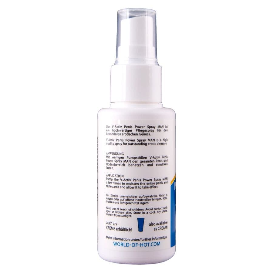 HOT - V-ACTIV PENIS POWER SPRAY FOR MEN 50 ML 4