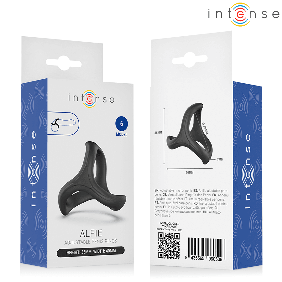 INTENSE - ALFIE ADJUSTABLE TRIPLE PENIS RING MODEL 6 5