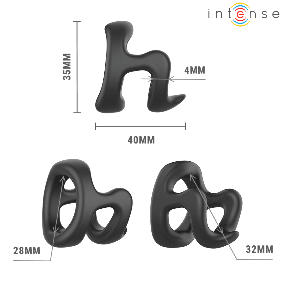 INTENSE - CHARLES ADJUSTABLE PENIS RING MODEL 11 5