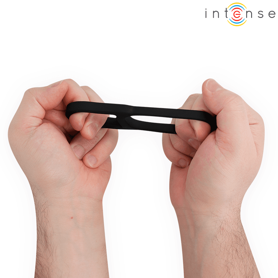 INTENSE - CONLETH ADJUSTABLE DOUBLE PENIS RING MODEL 3 4