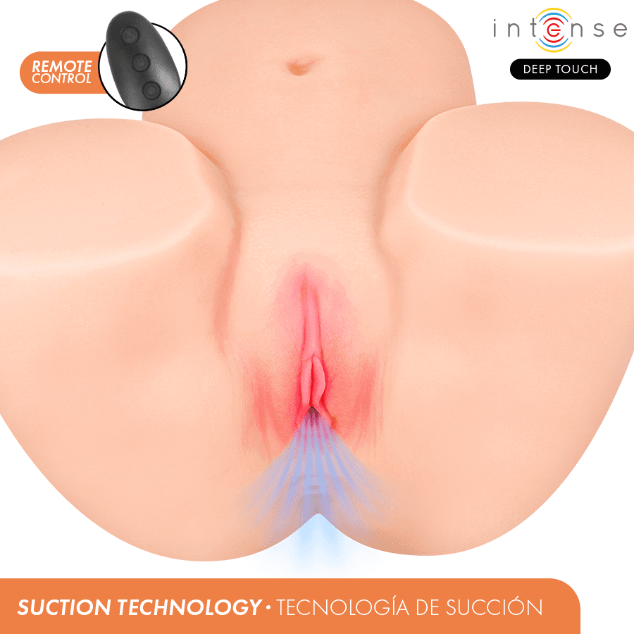 INTENSE DEEP TOUCH - GINGER VAGINAL MASTURBATOR WITH SUCTION, HEAT, VIBRATION AND VOICE EFFECTS WITH REMOTE CONTROL 5.3 KG 2