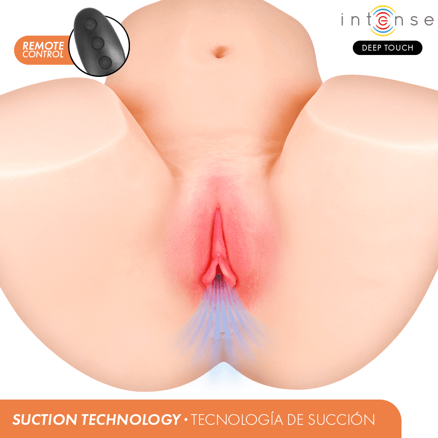 INTENSE DEEP TOUCH - JULIA VAGINAL MASTURBATOR WITH SUCTION, HEAT, VIBRATION AND VOICE EFFECTS WITH REMOTE CONTROL 9 KG 2