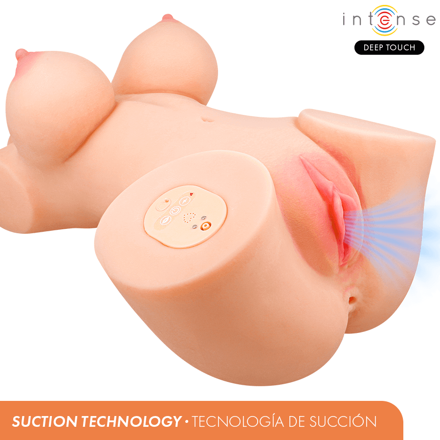 INTENSE DEEP TOUCH - VERO TORSO VAGINA WITH SUCTION, HEAT, VIBRATION AND VOICE EFFECTS WITH REMOTE CONTROL 5.5 KG 2
