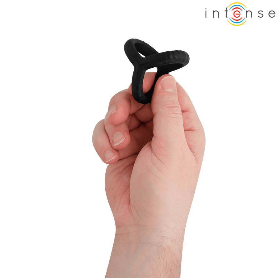 INTENSE - JOHN ADJUSTABLE TRIPLE PENIS RING MODEL 4 2