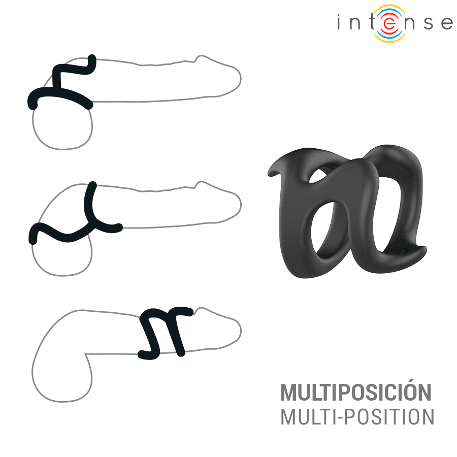 INTENSE - NIKOLAJ ADJUSTABLE PENIS RING MODEL 8 3