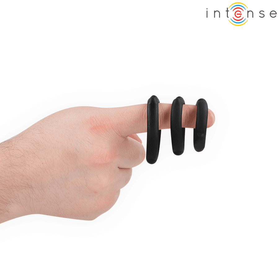 INTENSE - PETER SET OF 3 PENIS RINGS MODEL 9 2