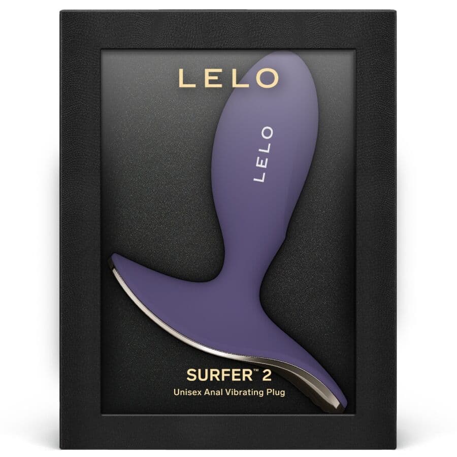 LELO - SURFER 2 UNISEX ANAL VIBRATING PLUG CYBER PURPLE 3