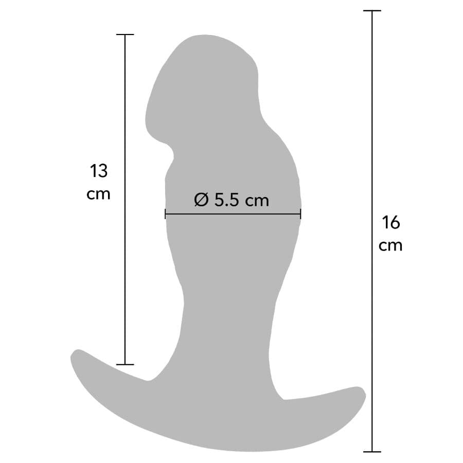 HIDDEN DESIRE - INFERNO REALISTIC BUTTPLUG 16 CM 5