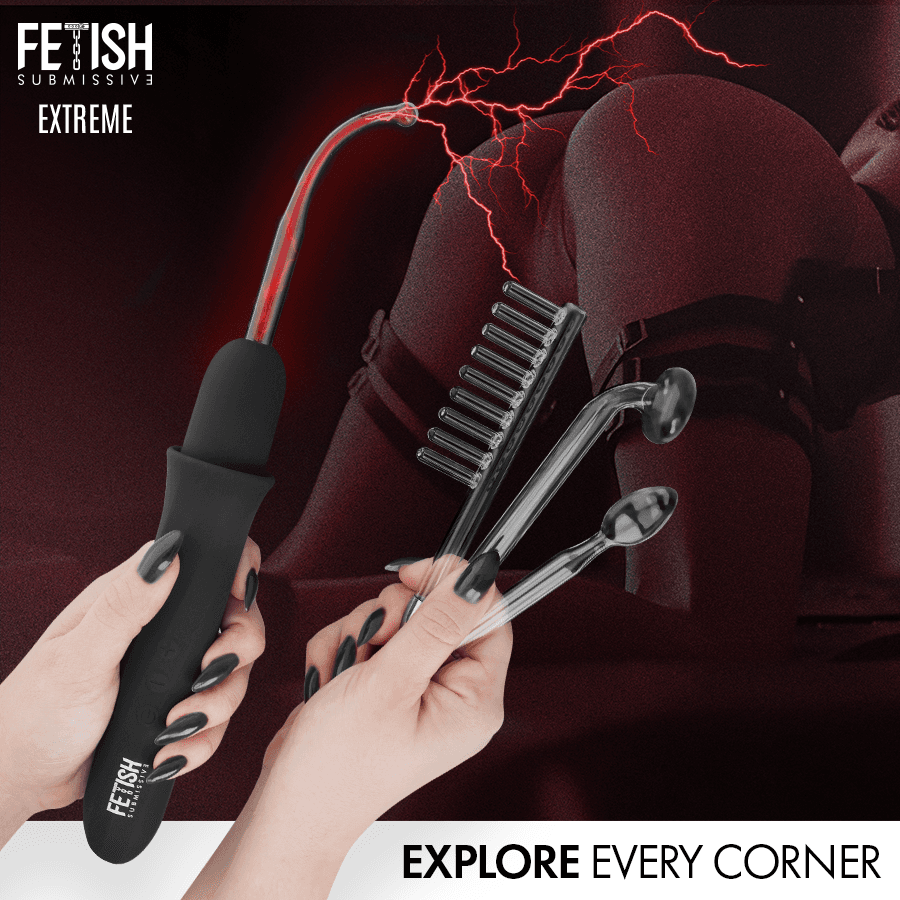 FETISH SUBMISSIVE - HIGH FREQUENCY ELECTROSTIMULATION WAND 3