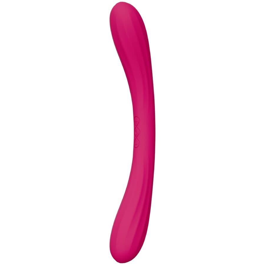 LELO - BOOMERANG DOUBLE ENDED VIBRATOR CERISE 2