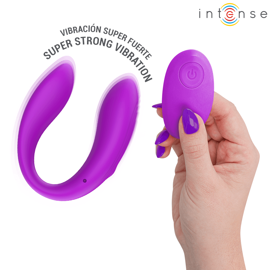 INTENSE - NORA VIBRATING CLAMP STIMULATOR PURPLE 4