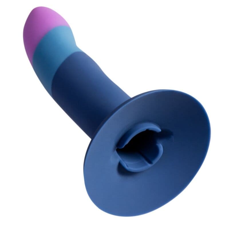 ROMP - PICCOLO HARNESS + SILICONE DILDO WITH TRICOLOR SUCTION CUP 14 CM 3
