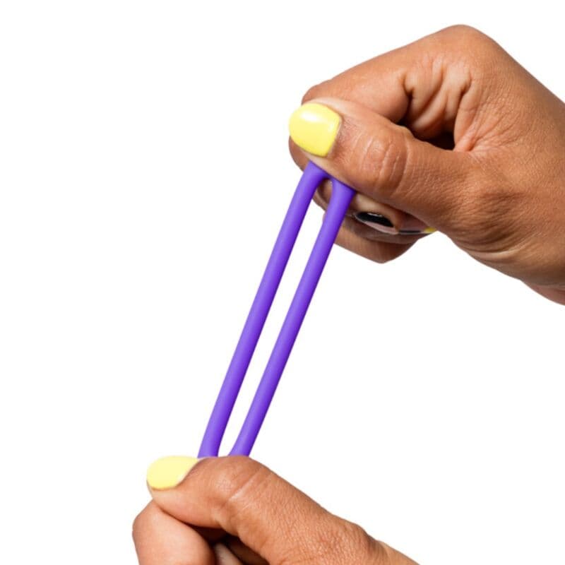 ROMP - REMIX TRIO SET OF 3 PURPLE SILICONE PENIS RINGS 2