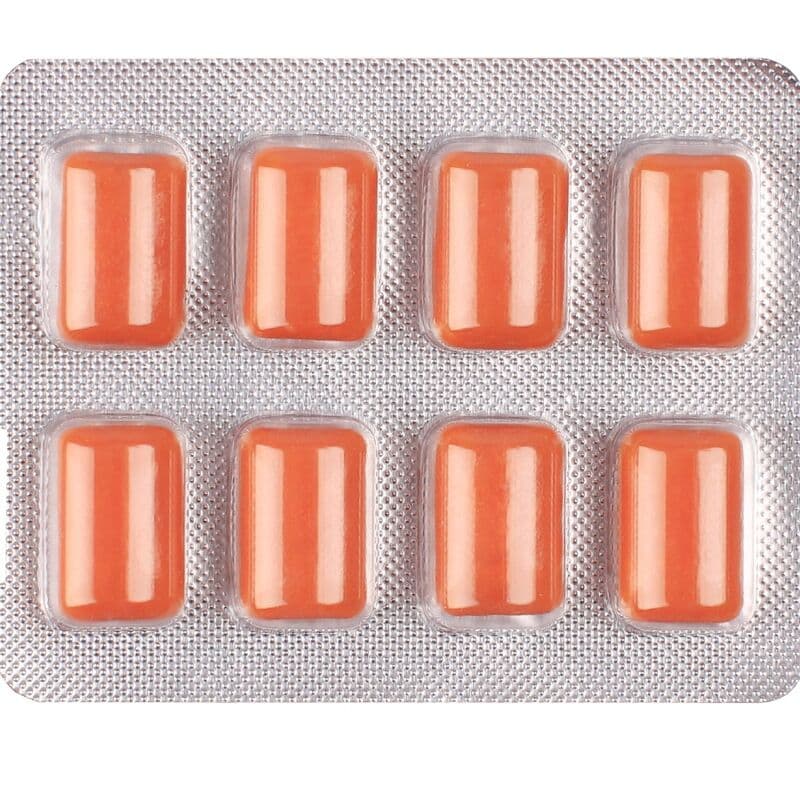WUG MULTIVIT - FUNCTIONAL MULTIVITAMIN TROPICAL FLAVOUR GUM BLISTER 8 PCS 4