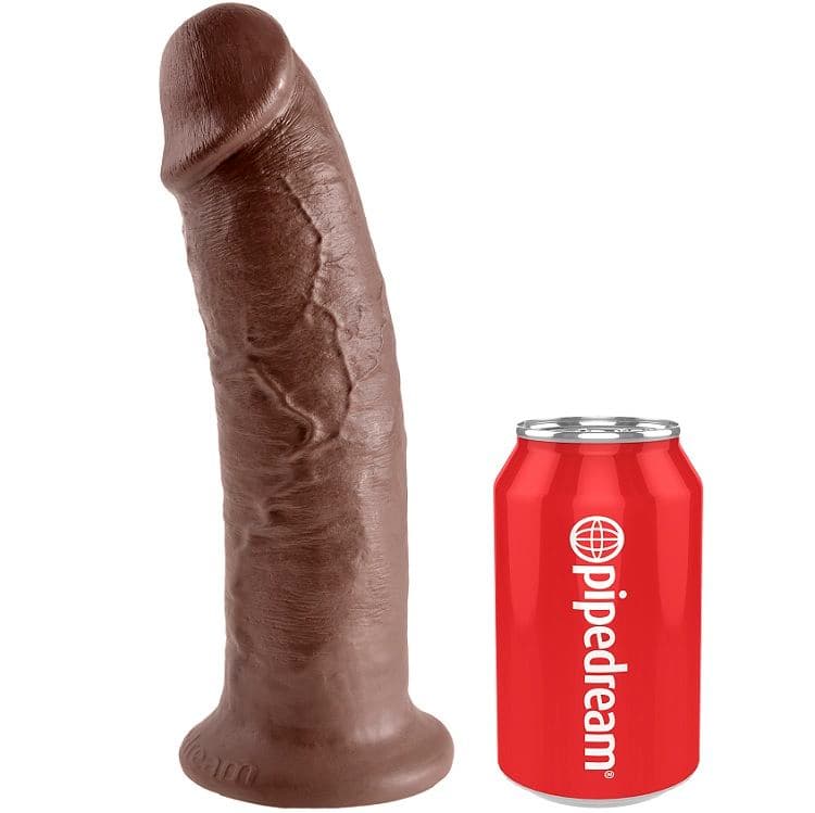 KING COCK - 10 DILDO BROWN 25.4 CM 3