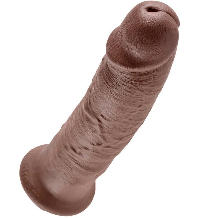 KING COCK - 10 DILDO BROWN 25.4 CM 4