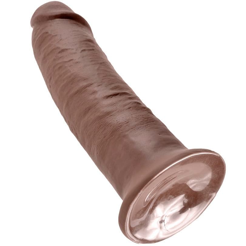 KING COCK - 10 DILDO BROWN 25.4 CM 5