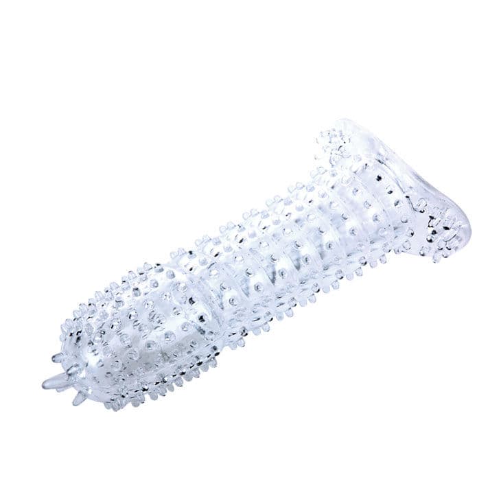 BAILE - PENIS SHEATH WITH STIMULATING POINTS PURPLE 14 CM 3