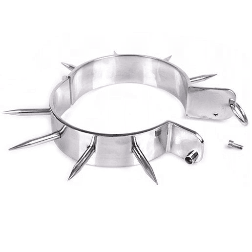 METAL HARD - BDSM SLAVE COLLAR WITH POINTS 2