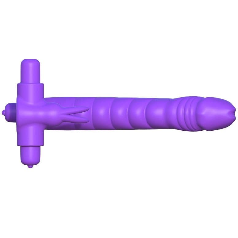 FANTASY C-RINGZ - SILICONE DOUBLE VIBRATOR RABBIT 5