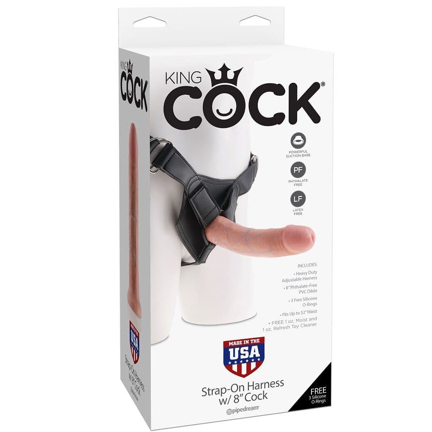 KING COCK - HARNESS WITH REALISTIC PENIS 20.3 CM 4