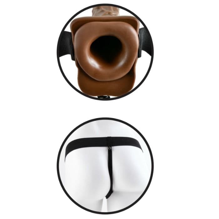 FETISH FANTASY SERIES - SERIES 7 HOLLOW STRAP-ON WITH BALLS 4
