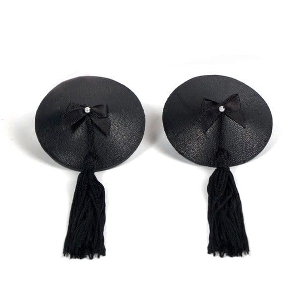 BIJOUX - BURLESQUE BLACK NIPPLE COVERS 2
