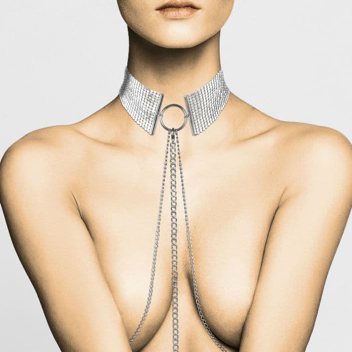 BIJOUX - DÉSIR MÉTALLIQUE SILVER METALLIC NECKLACE 5