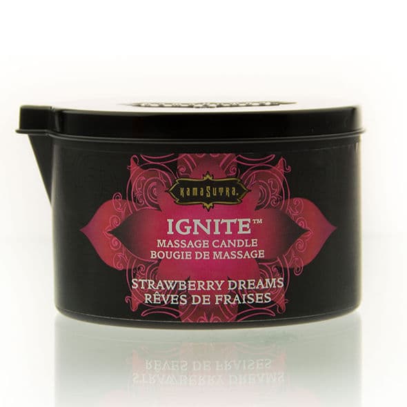 KAMASUTRA - STRAWBERRY DREAMS MASSAGE CANDLE 170 GR 2