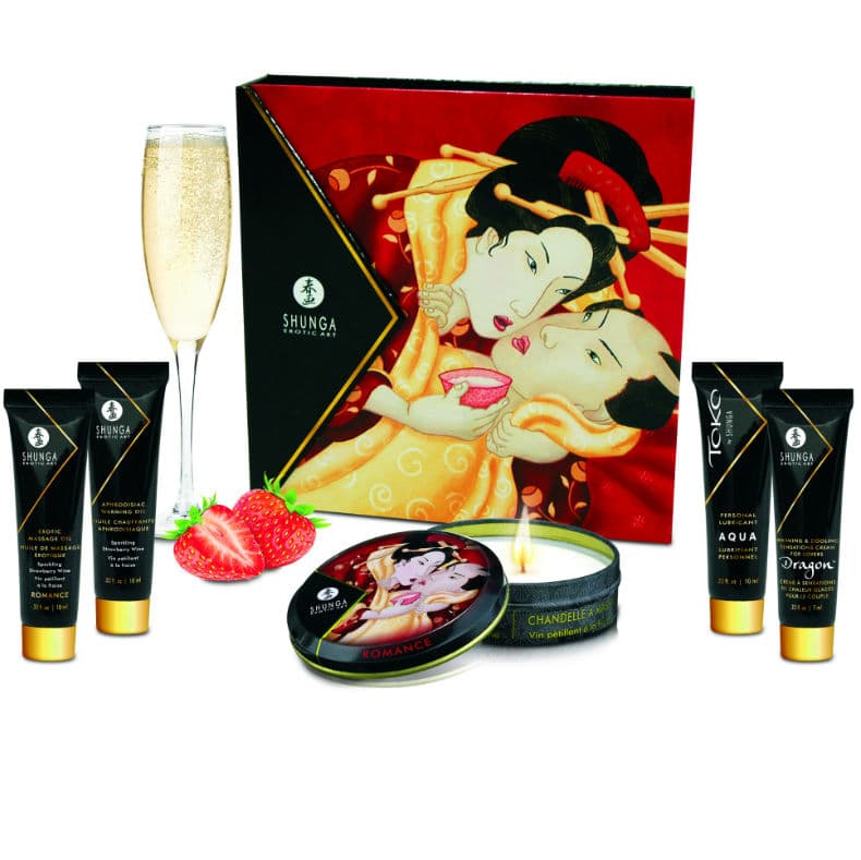 SHUNGA - SECRET GEISHA STRAWBERRIES AND CAVA KIT 2