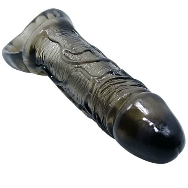 BAILE - PENIS EXTENSION SHEATH WITH STRAP FOR TESTICLES 11.5 CM 4