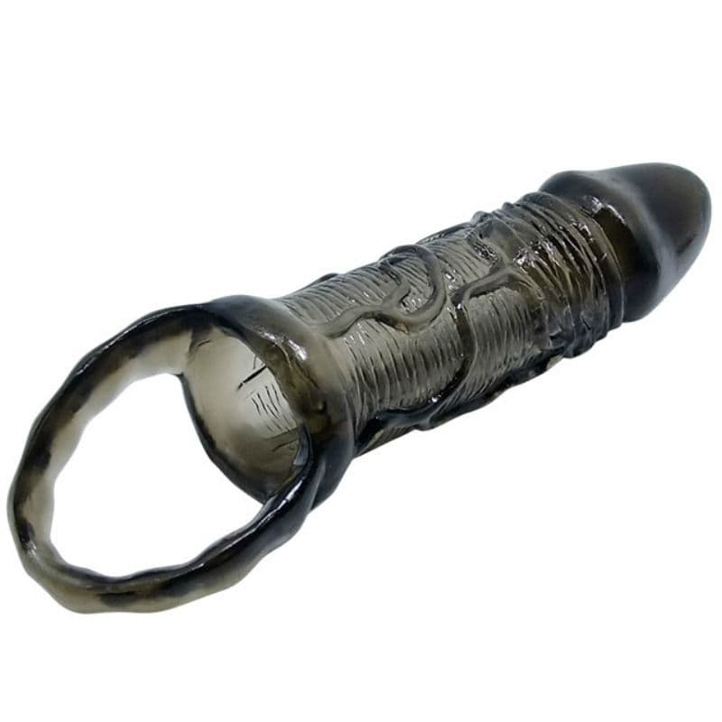 BAILE - PENIS EXTENSION SHEATH WITH STRAP FOR TESTICLES 11.5 CM 5