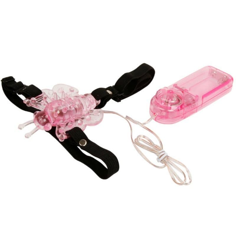 BAILE - HARNESS WITH MULTIVESPEED VIBRATING BUTTERFLY 3