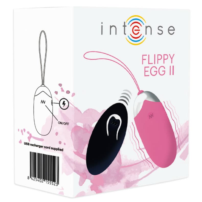 INTENSE - FLIPPY II VIBRATING EGG WITH REMOTE CONTROL PINK 5