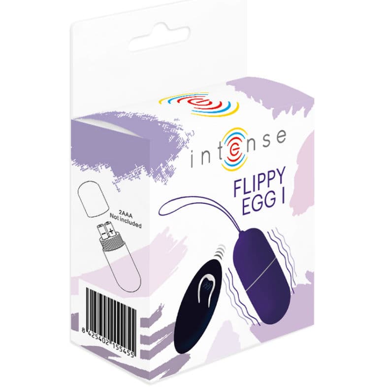 INTENSE - FLIPPY I VIBRATING EGG WITH REMOTE CONTROL PURPLE 5