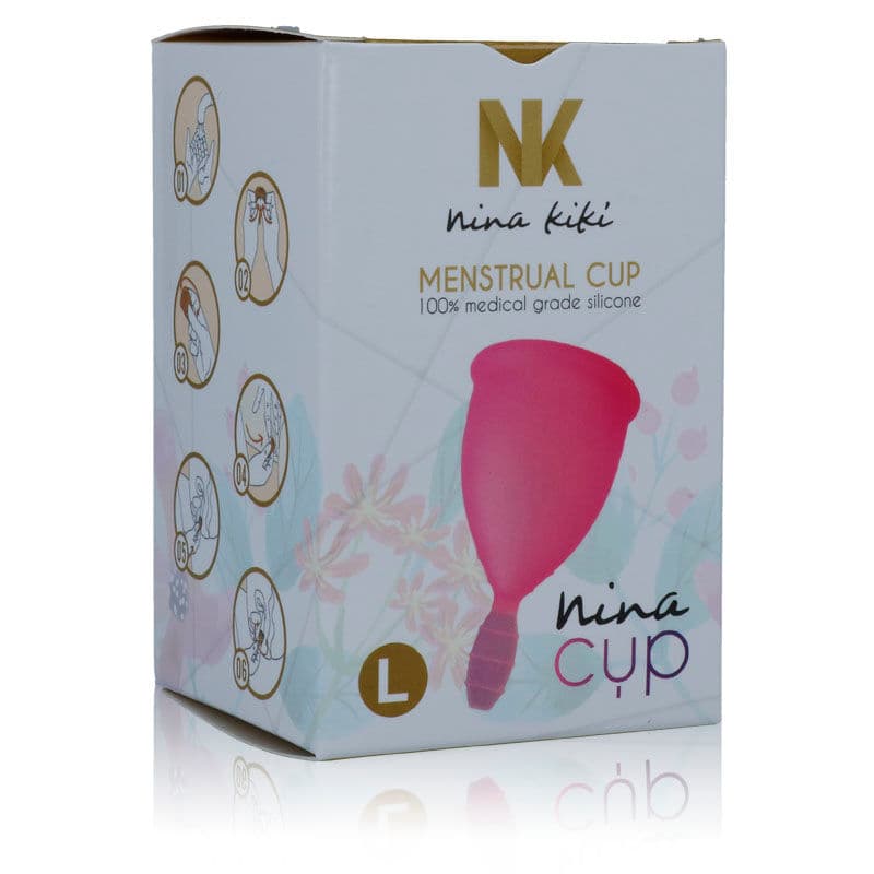 NINA KIKÍ - MENSTRUAL CUP PINK - SIZE L 2