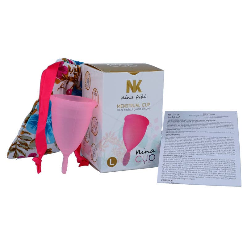 NINA KIKÍ - MENSTRUAL CUP PINK - SIZE L 3