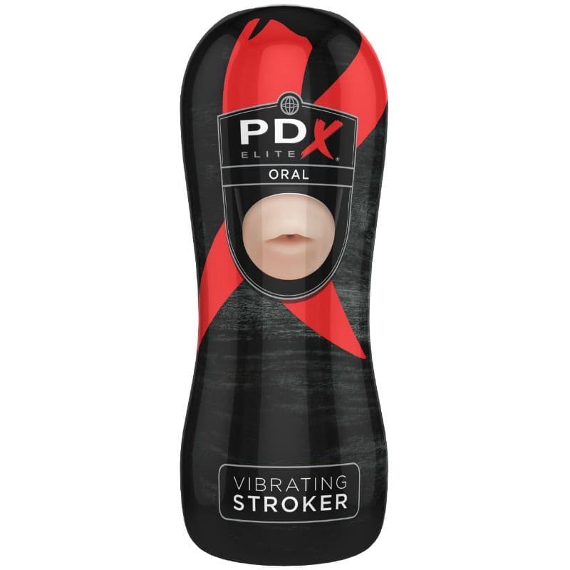 PDX ELITE - VIBRATING ORAL STROKER 4