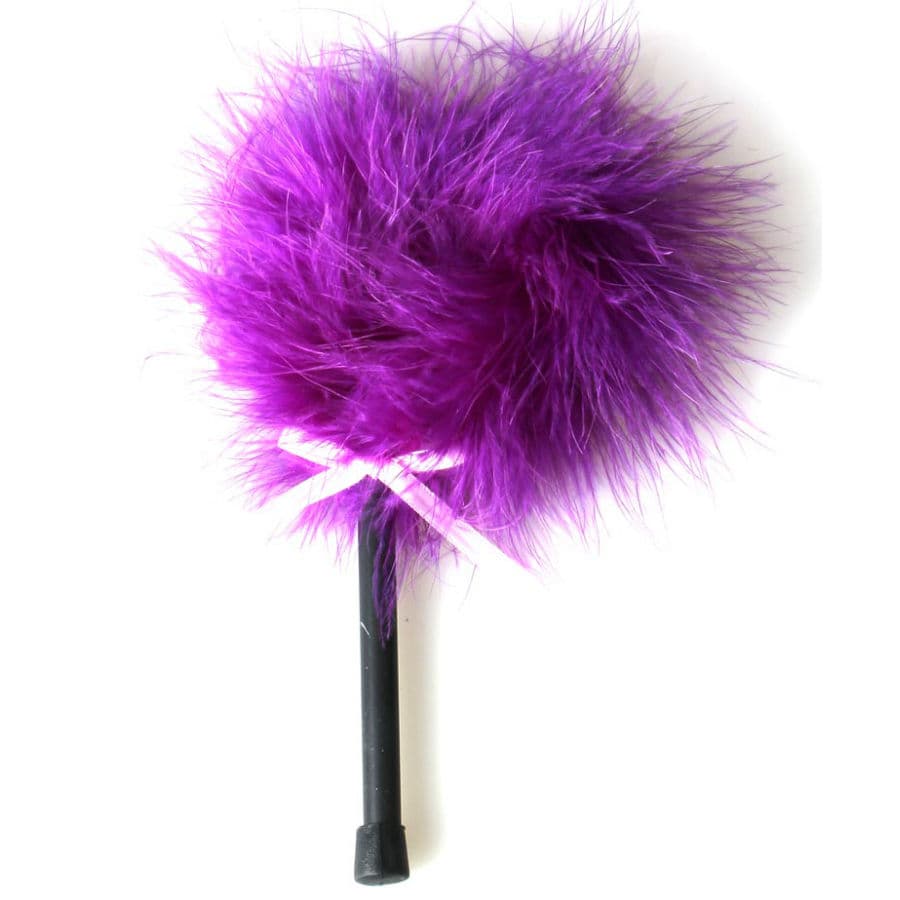 SECRETPLAY - PINK PURPLE MARABOU DUSTER 5