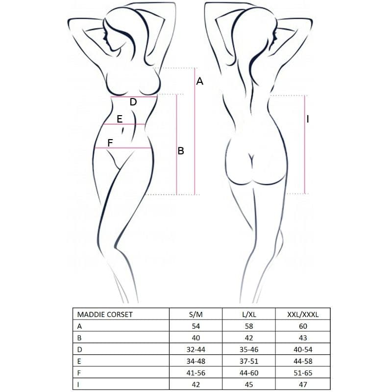 PASSION - WOMAN MADDIE CORSET TALLA L/XL 2