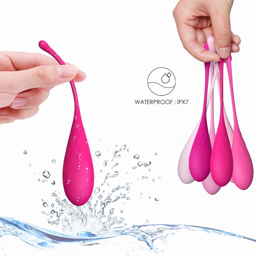 LESLIE - KEGEL FIT PELVIC MUSCLE TRAINING SET 6 WEIGHTS 5