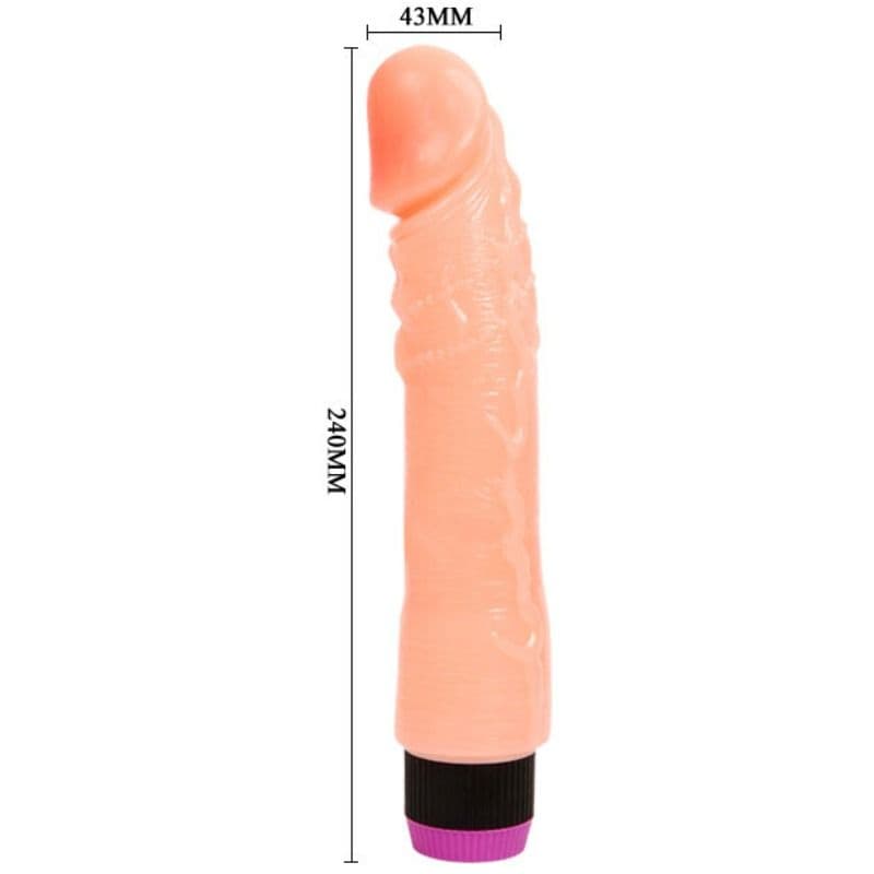 BAILE - NATURAL FLEXIBLE REALISTIC VIBRATOR 24 CM 5